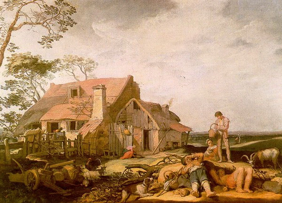 Paesaggio con contadini che riposano - Staatliche Museen, Berlin